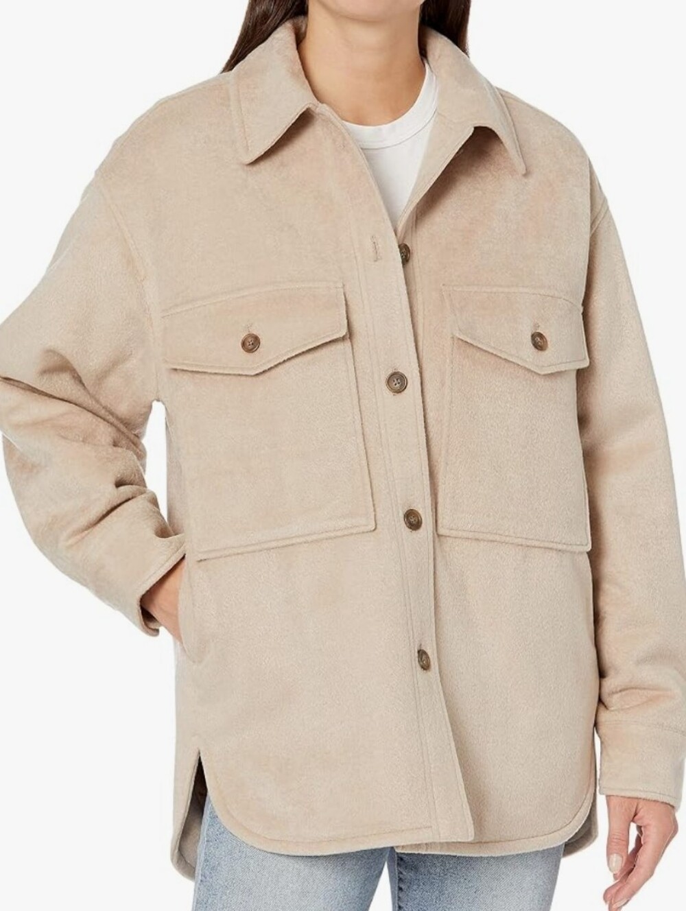 Velvet by Graham & Spencer  Ariana Wool Shacket Jacket Fits Small Medium Large